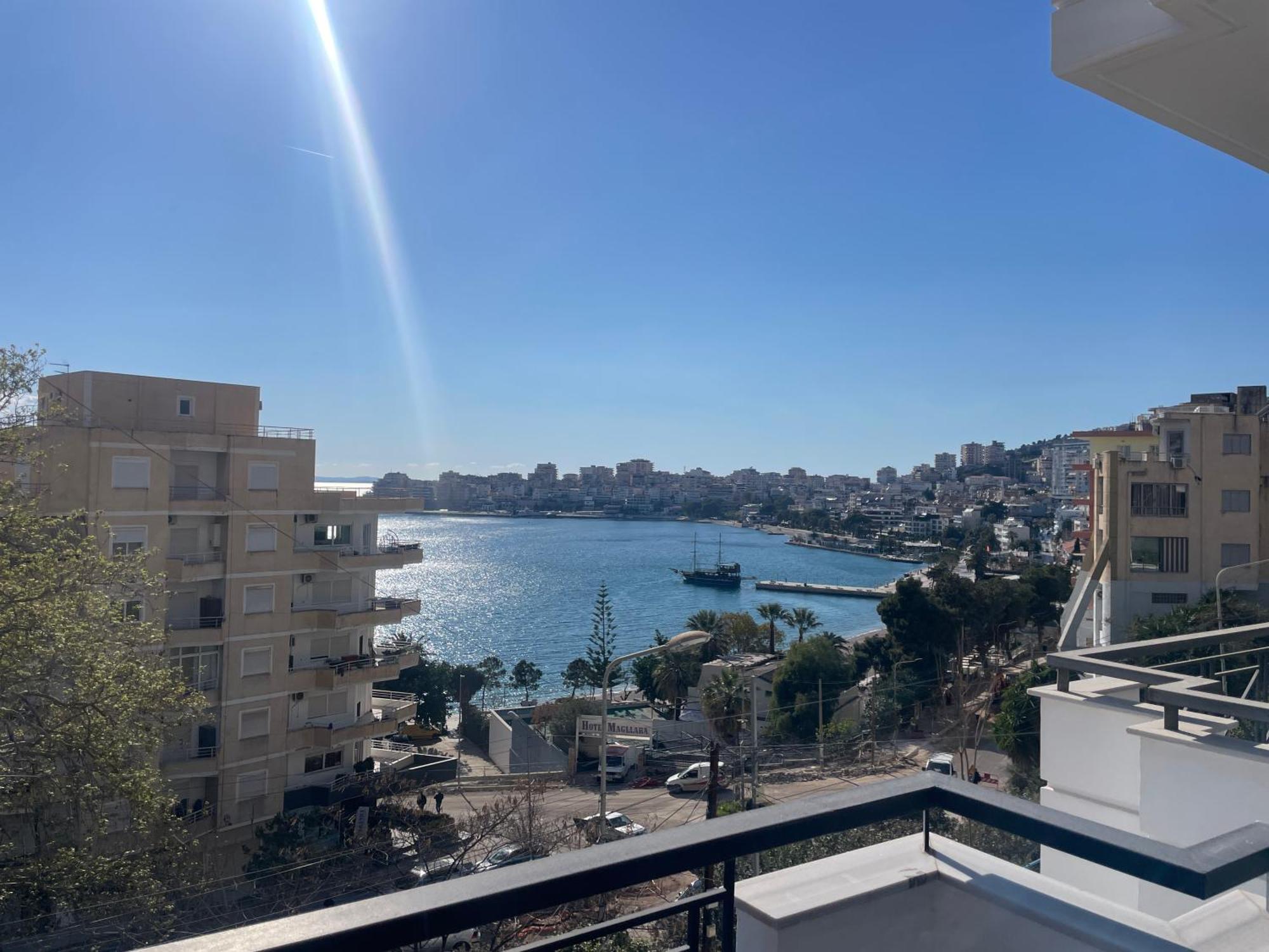 Vista Mozzafiato Leilighet Sarandë Eksteriør bilde