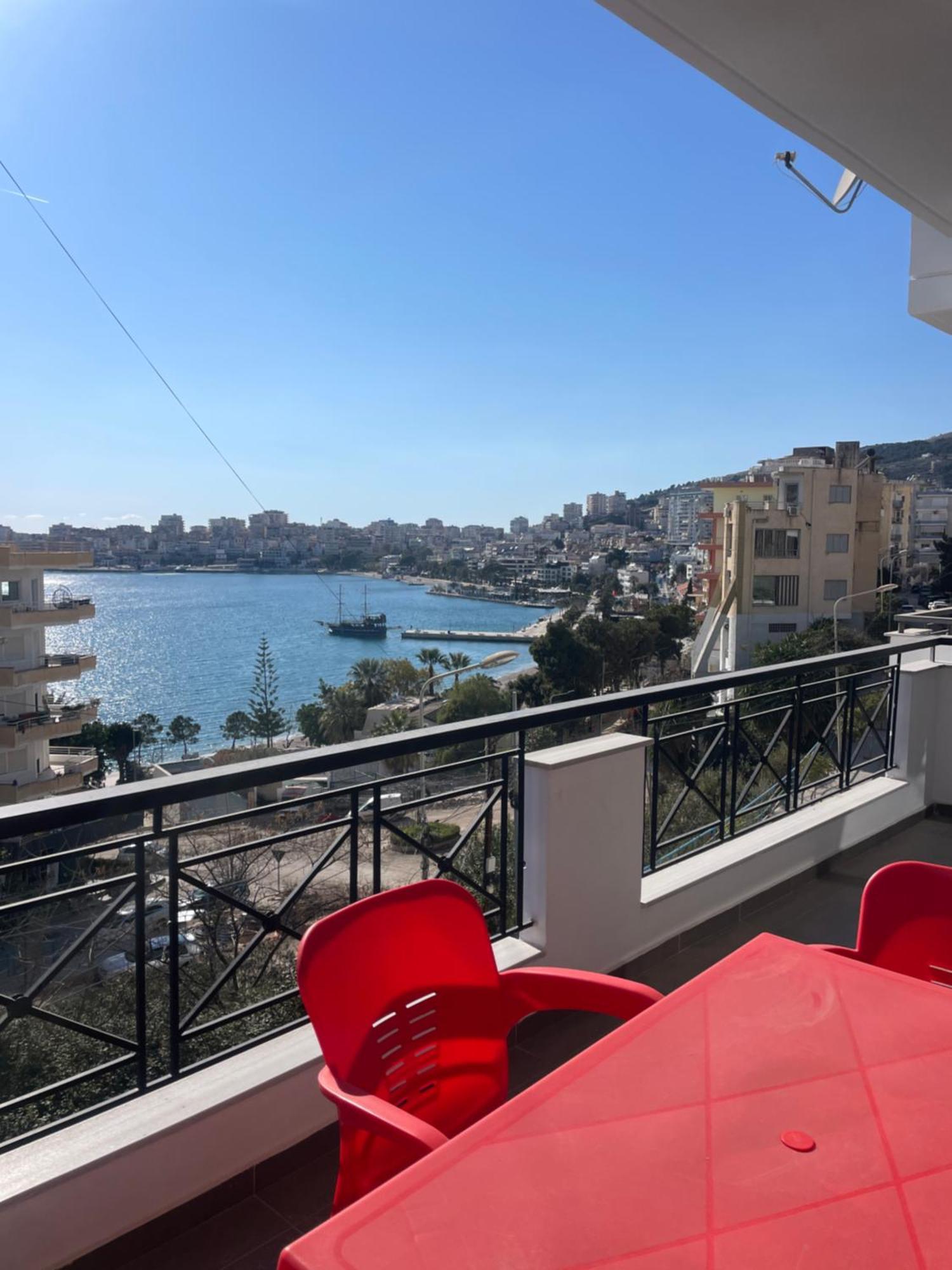 Vista Mozzafiato Leilighet Sarandë Eksteriør bilde